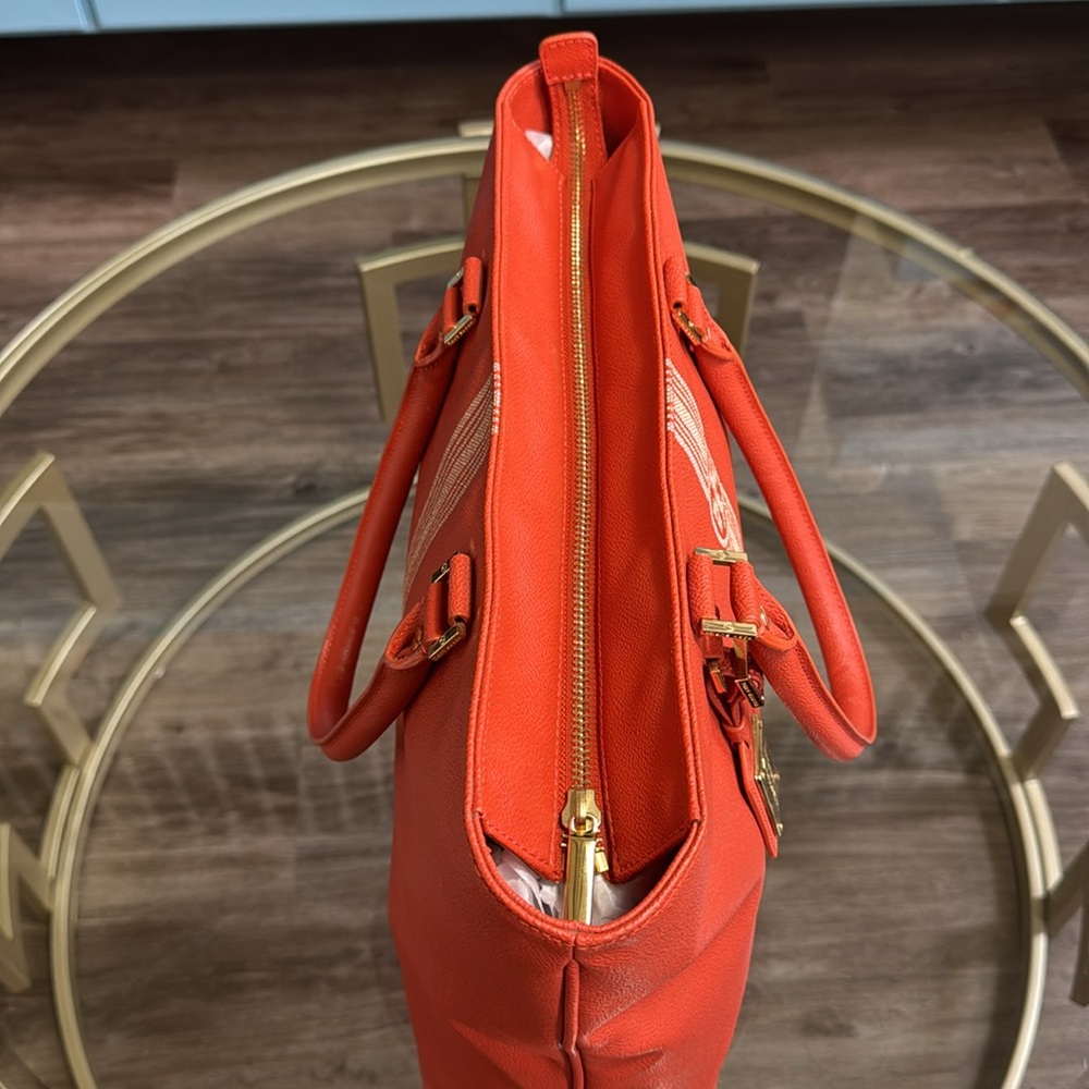 Tory Burch 797 Madison AV. New York Vibrant Orange Tote - Picture 9 of 13